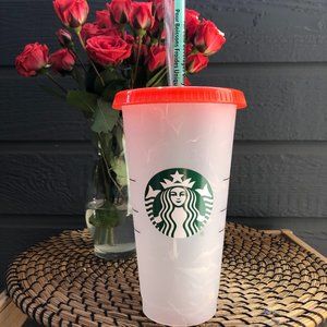 Starbucks Color Changing Tumbler + topper
